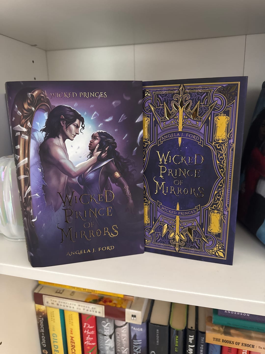 Customer photo review of Wicked Prince of Mirrors: A Villain Gets the Girl Standalone Romantasy