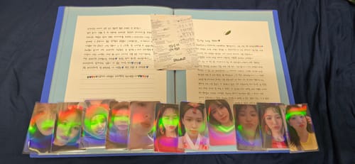 Customer photo review of [BUNJANG] Red Velvet Wendy Dear U Letter Wanletter 12th batch wts / 레드벨벳 웬디 디어유 레터 완레터 12회차 일괄 양도
