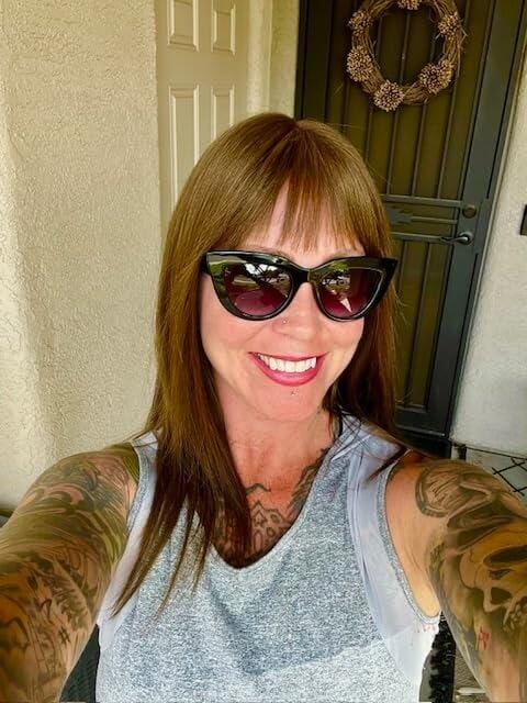 Customer photo review of Susan ︳Human Hair Topper With Bang For Women, 6-20", 10*12cm Base All Shades