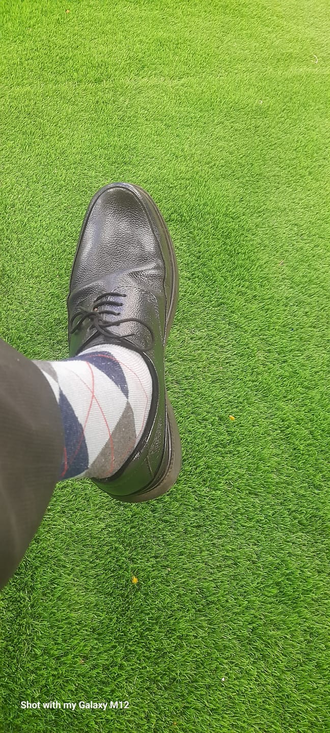 Customer photo review of Bacca Bucci Leather Office Lace-ups Formal Shoes | UK- 06 to 14