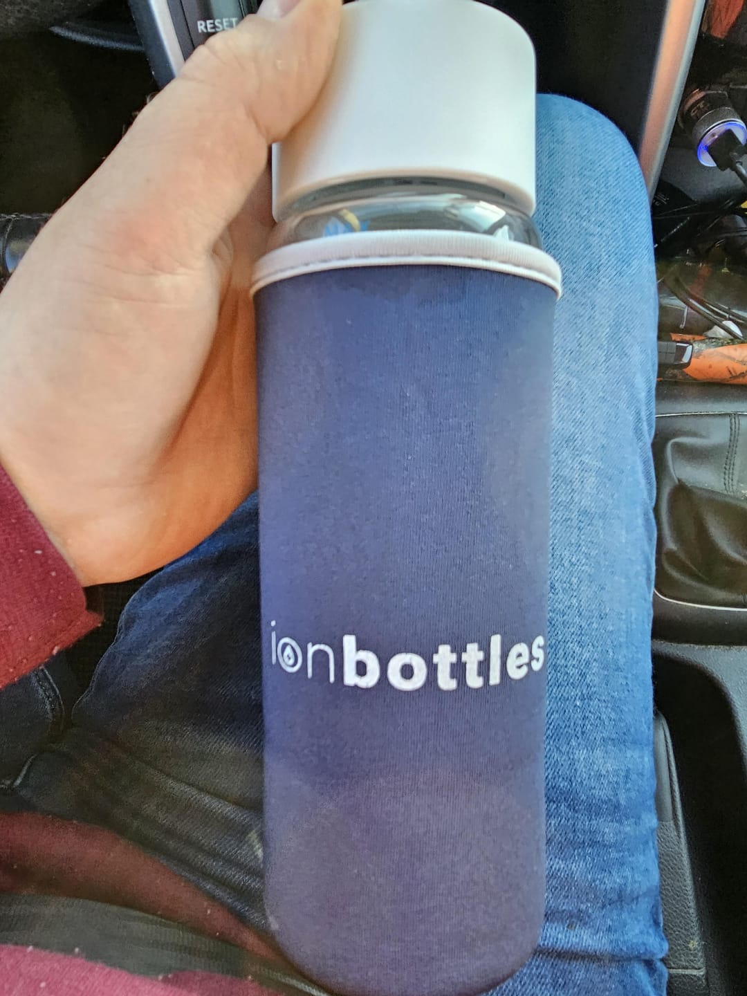 Customer photo review of Pro Hydrogen Water Bottle