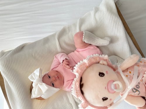 Customer photo review of Personalized Daisy Baby Girl