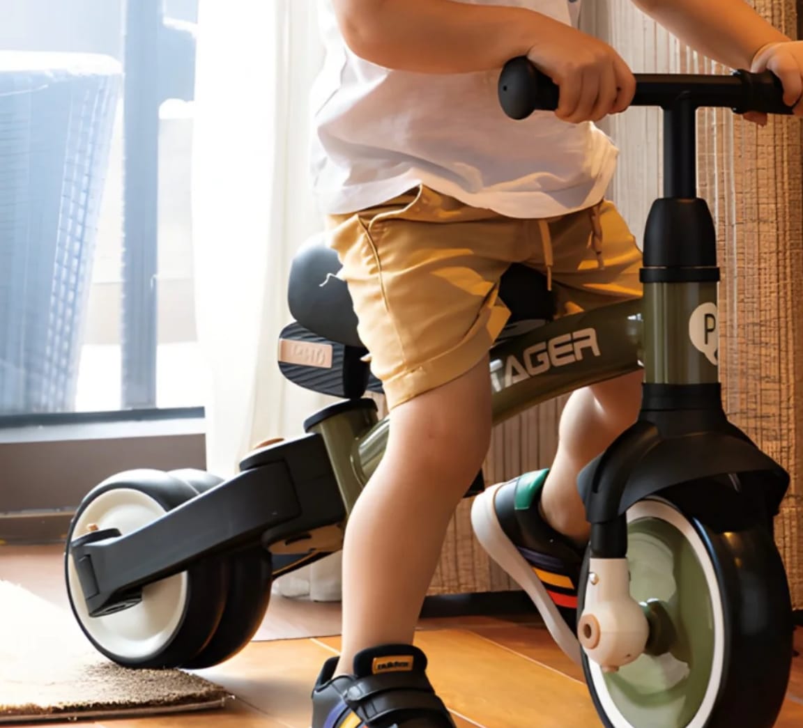 Customer photo review of Stager 3-in-1 Kids Trike – Push, Pedal & Balance Bike (Ages 2–6)