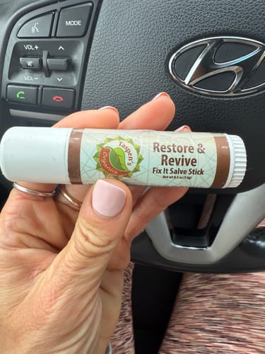 Customer photo review of Restore & Revive Fix It Salve Stick