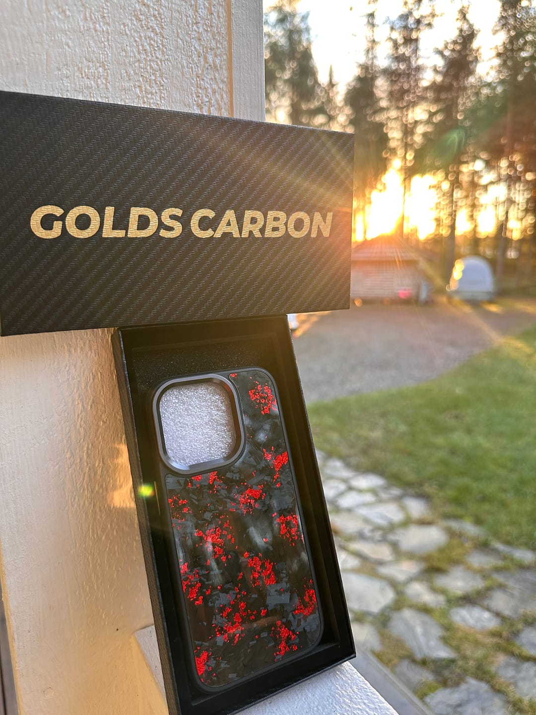 Customer photo review of Forged Carbon Red EternaGloss™