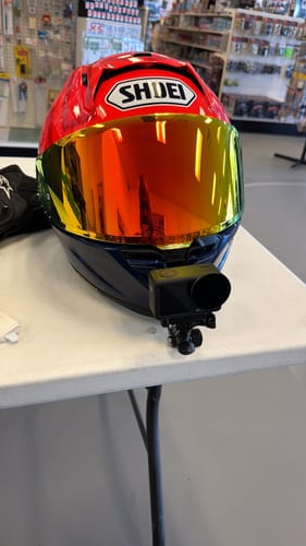 Customer photo review of Shoei X-15 / X-SPR PRO Camera Mount