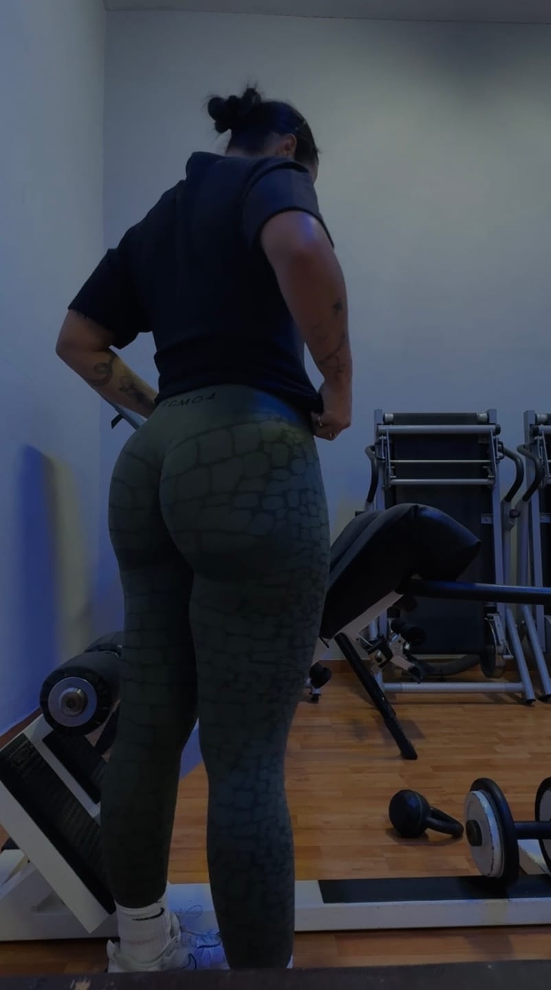 Customer photo review of Leggings Push Up All-up Cocco Verde