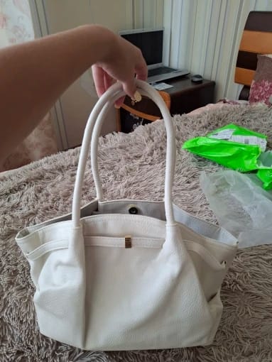 Customer photo review of Sandy Shoulder Tote Bag