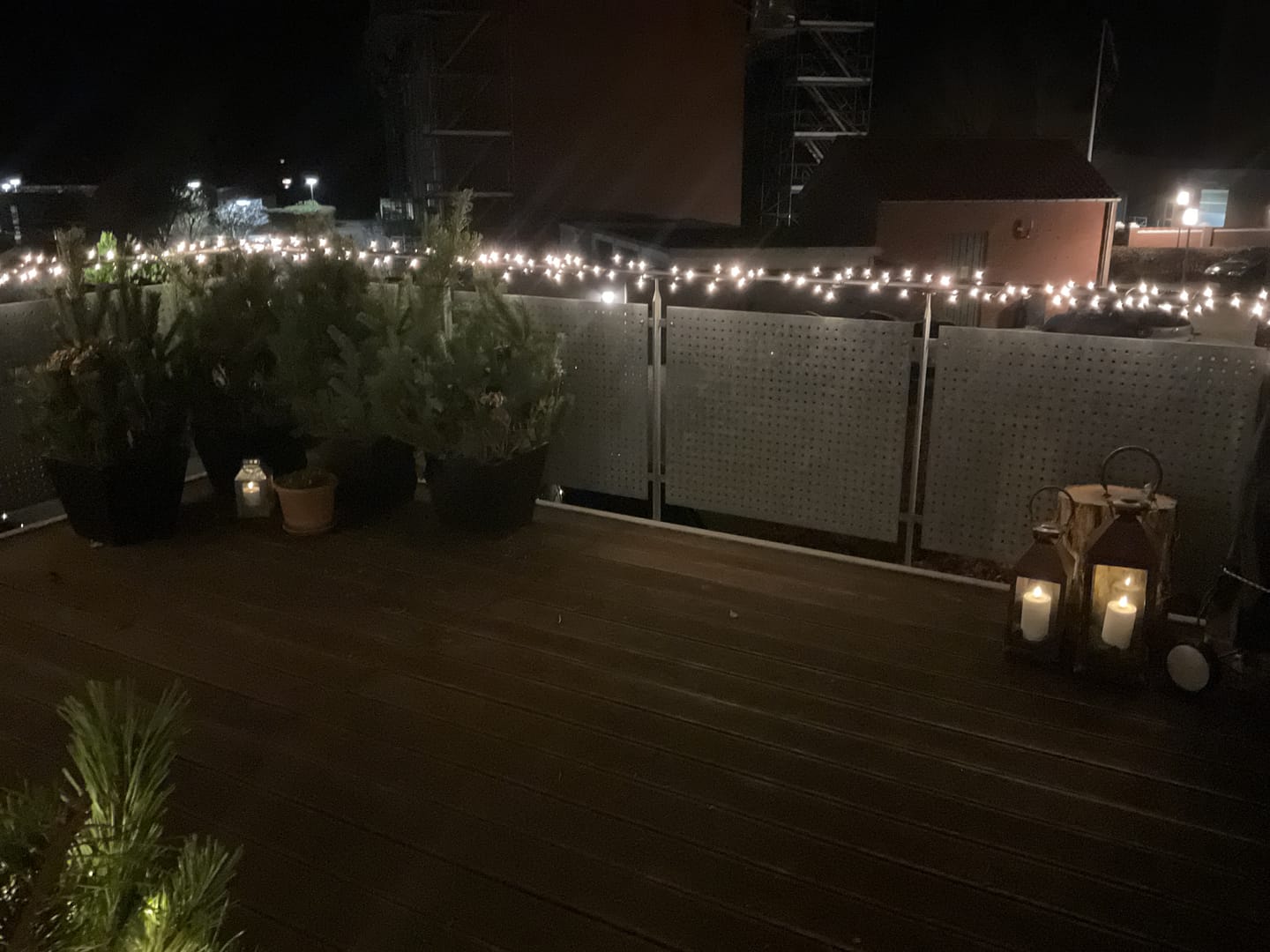 Customer photo review of Udendørs LED Bloklys Ø 7,5 x 12,5 cm Hvid