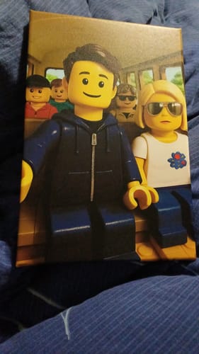 Denise K. review of Personalisierte Leinwand - Portrait im Baustein-Stil image 1 out of 1