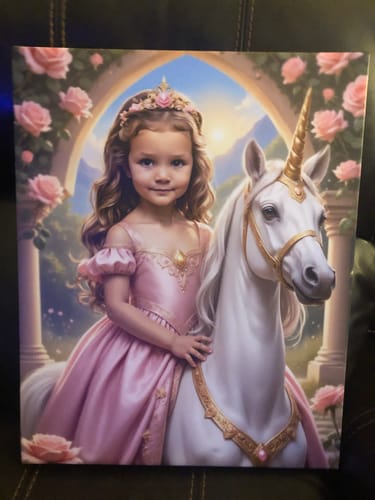 Customer photo review of The Baby Unicorn Princess