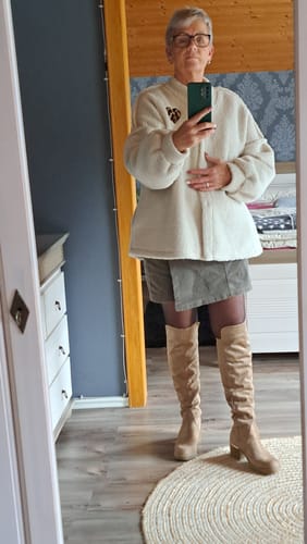 Customer photo review of Teddyjacke HEART OF GOLD