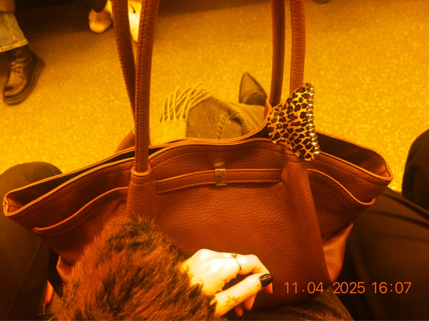 Customer photo review of Sandy Shoulder Tote Bag