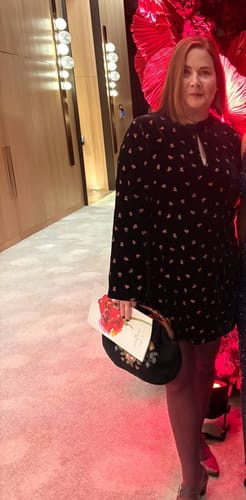 Lara H. review of Calla Mini Dress by Rixo London - RENTAL image 1 out of 1