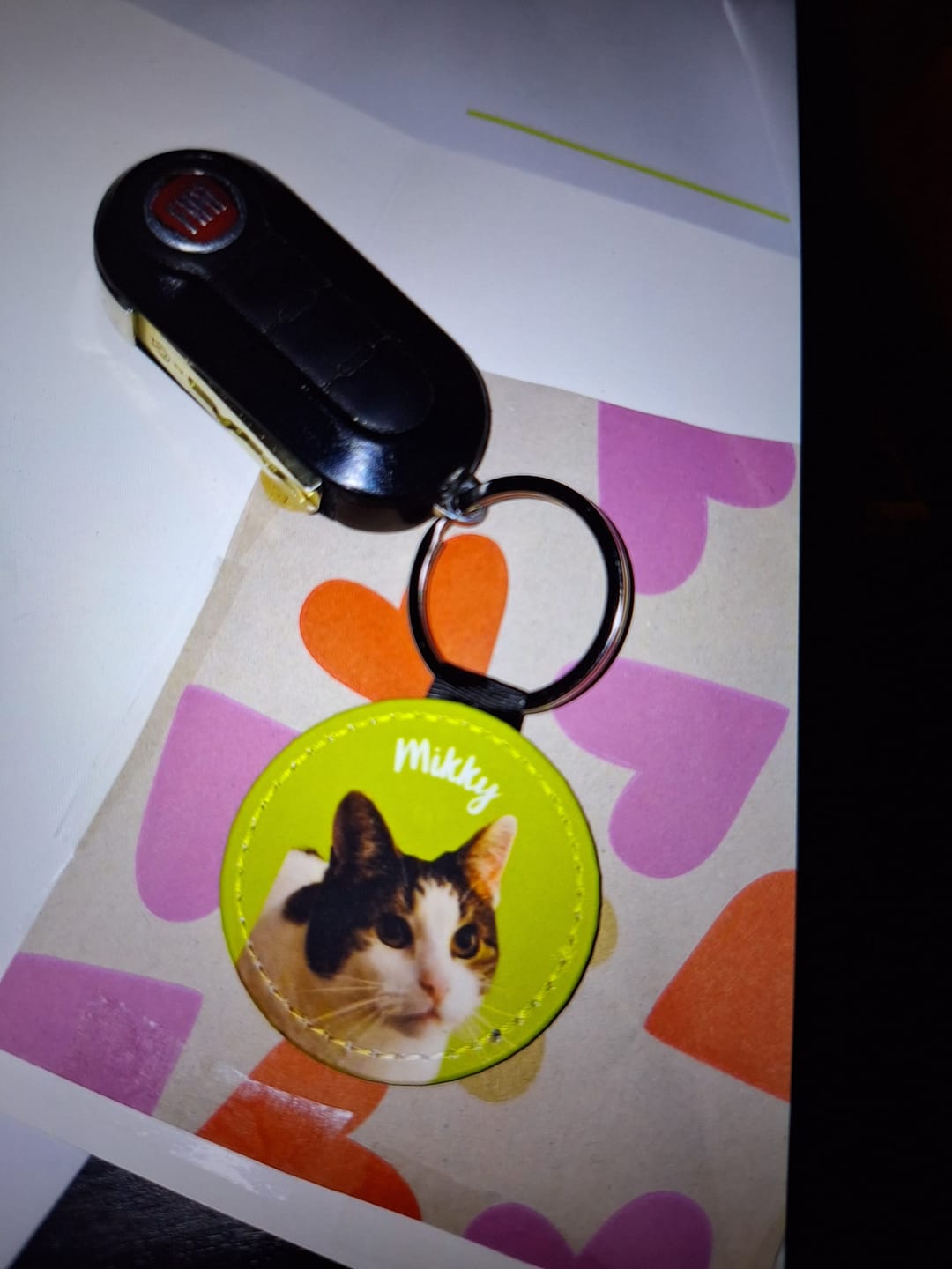 Customer photo review of Huisdier portret - Gepersonalliseerde sleutelhanger