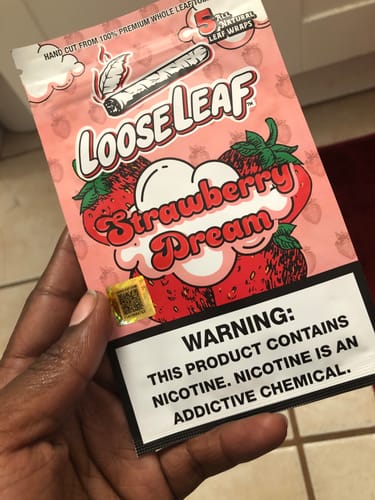 Customer photo review of Strawberry Dream LooseLeaf Wraps (5-Pack)