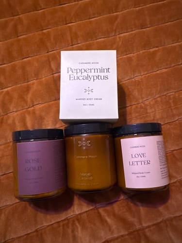 Customer photo review of Love Letter Whipped Body Cream