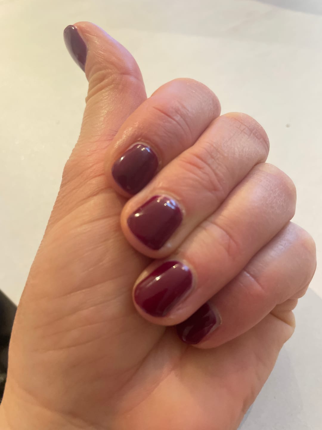 Customer photo review of Semilac 404 Black Beans Muffin UV Gel Polish