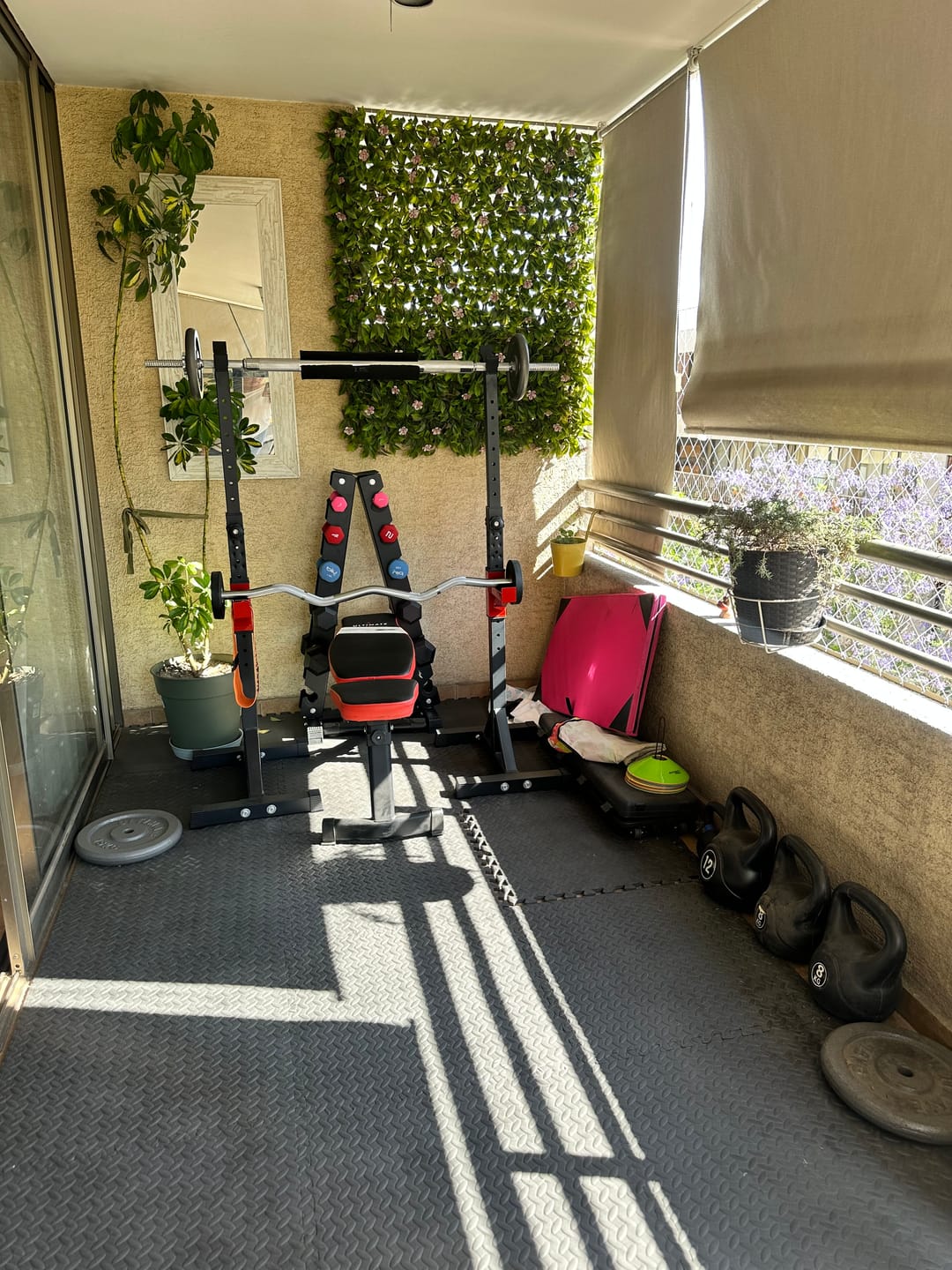 Customer photo review of Rack de Almacenamiento Mancuernas Triangular IRONSIDE