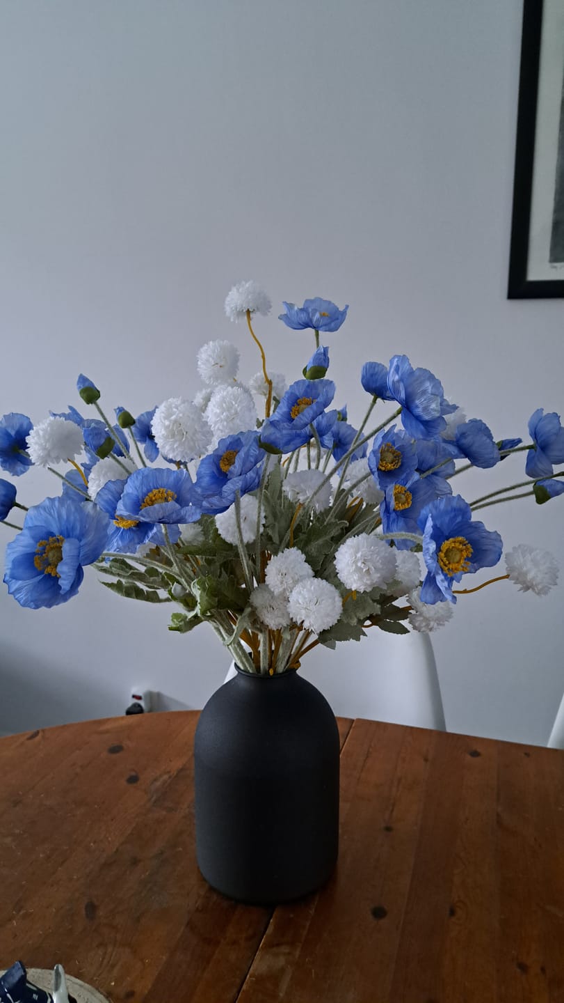 Customer photo review of Casa vaas - Mat zwart