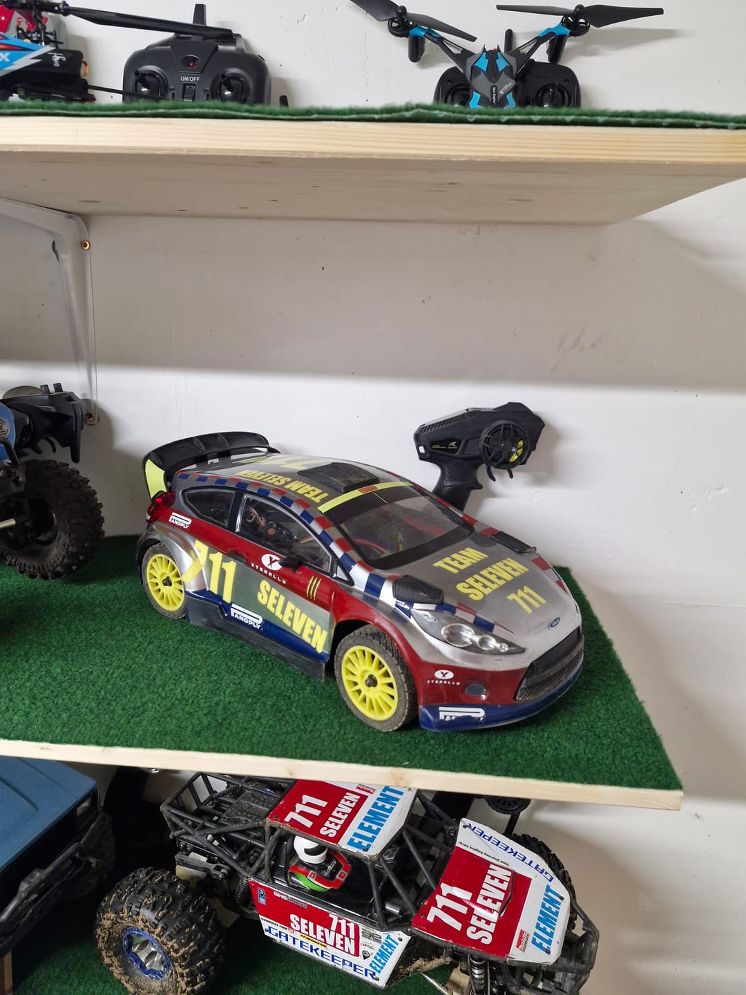 Customer photo review of XTS Rally 1.2mm Pc Transparent Car Body For XTS-F10 RC Rally Car