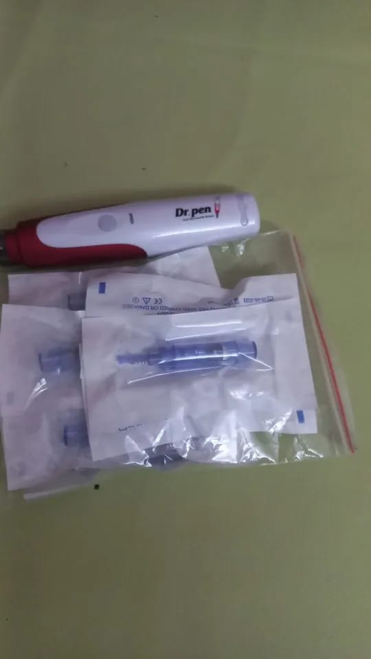 Customer photo review of Microneedling Pen – Smoother Skin And Faded Scars