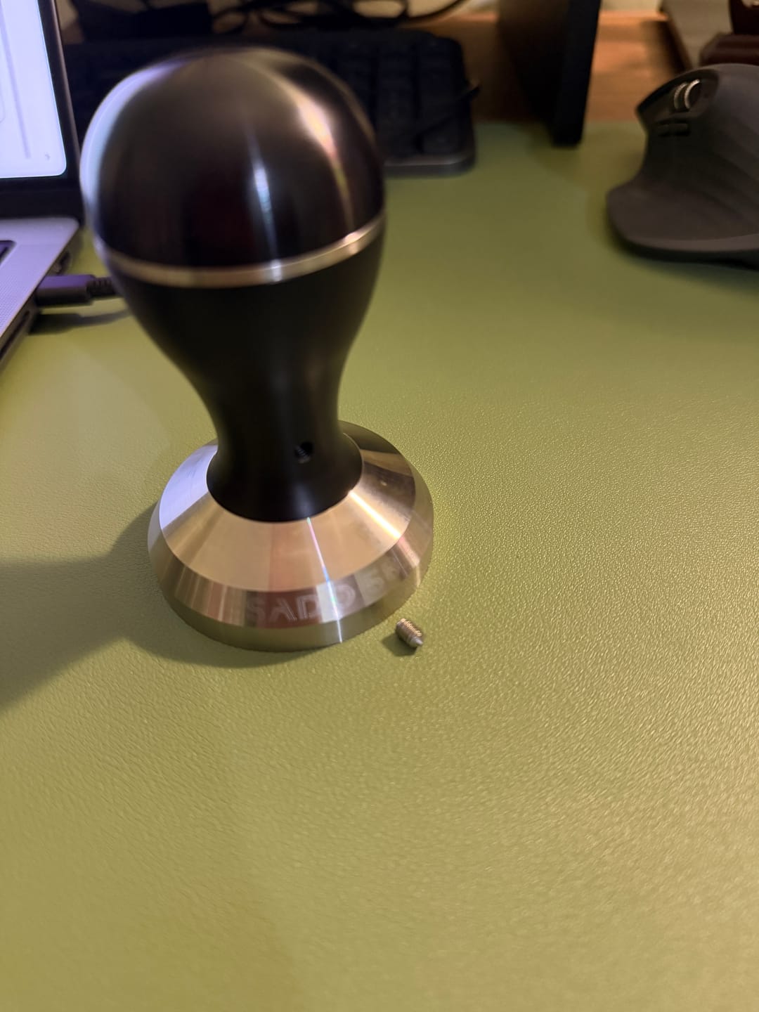 Customer photo review of Coffee Tamper: 58.5mm & 53.5mm