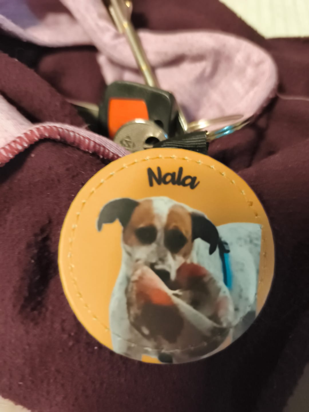 Customer photo review of Portaretrato animal - Llavero personalizado