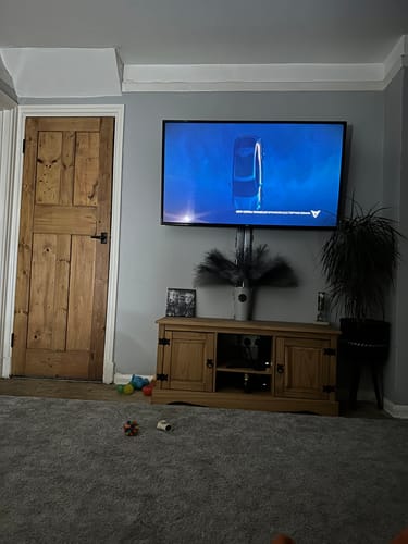 Customer photo review of Premium Acoustic Slatted Wall Panel (Multiple Colours)