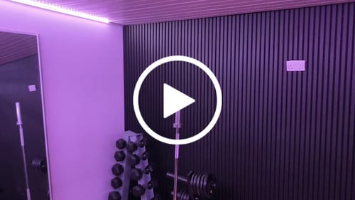 Customer video review of Premium Acoustic Slatted Wall Panel (Multiple Colours)