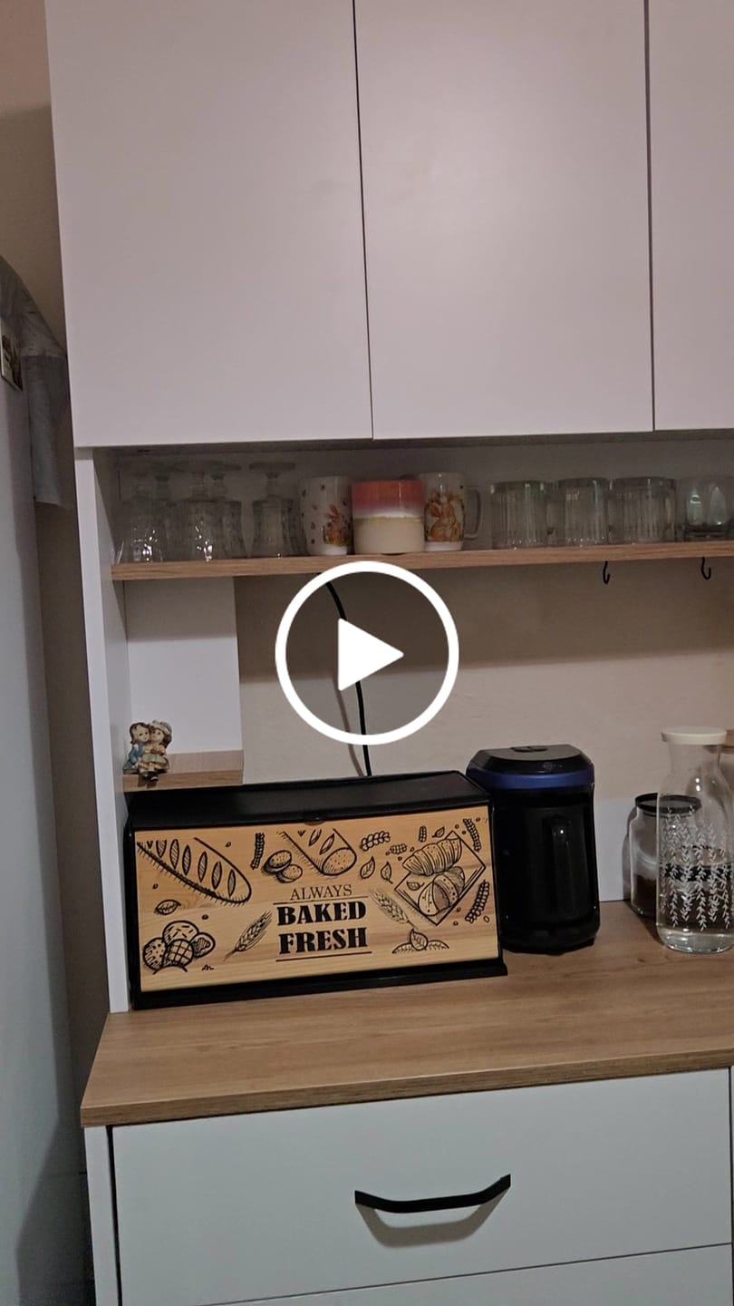 Customer video review of Rani JE208 Çok Amaçlı Dolap 8 Kapaklı 2 Çekmeceli Kiler Mutfak Dolabı  Beyaz - Sepet Ceviz