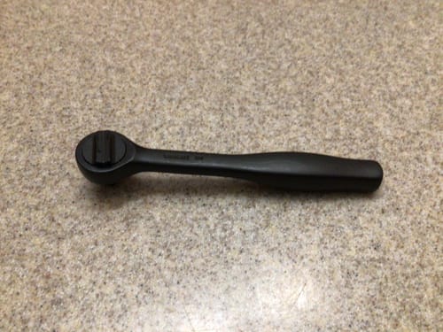 Customer photo review of Wright Tool 32426  1/4 in. Drive Black Industrial Finish Ratchet