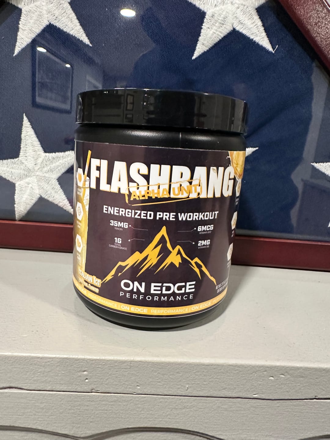 Customer photo review of FLASH BANG (Alpha Unit) ENERGIZED PREWORK - Lemonade
