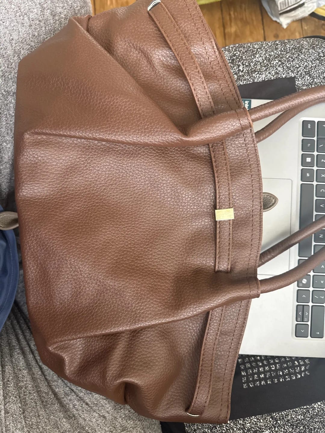 Customer photo review of Sandy Shoulder Tote Bag