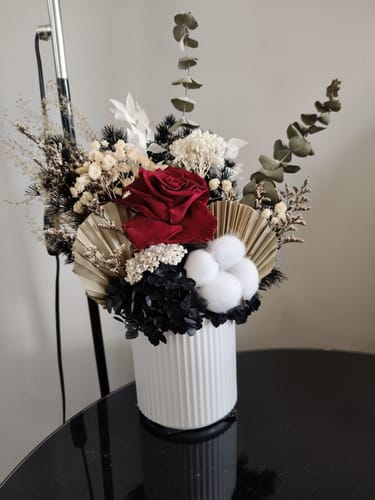 Customer photo review of Crimson Kiss Vase