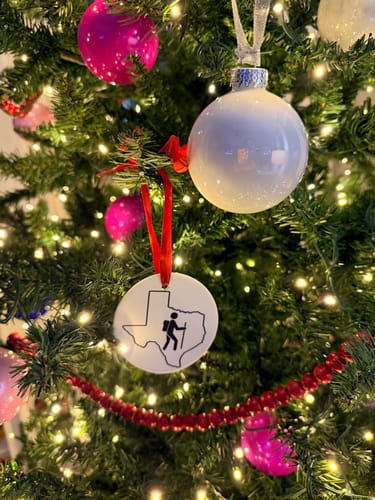 Customer photo review of State Hiking Ornaments