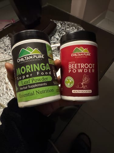 Customer photo review of Red Organic Beetroot Powder – Better Heart Health, Healthy Blood Pressure, Healthy Blood Circulation, Perfect Skin & Lip Care (Chukandar Powder) [چکندر]