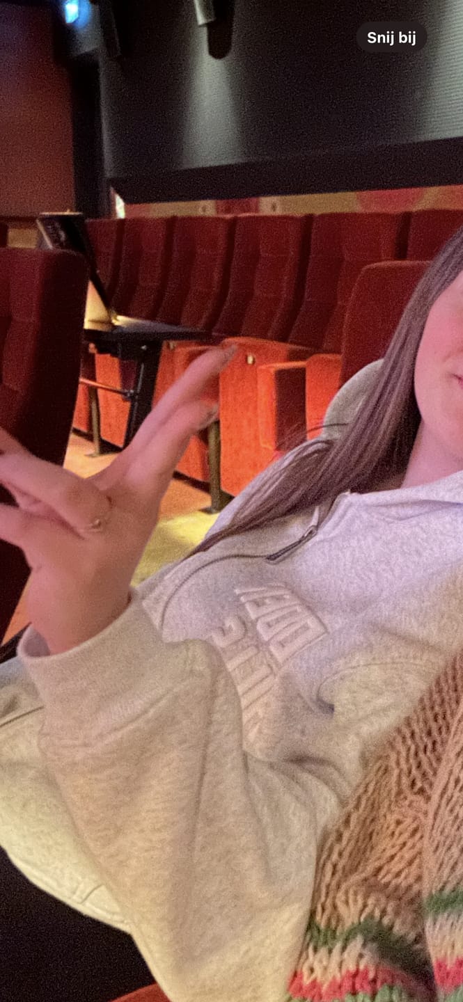 Customer photo review of GATED COMMUNITY ZIP HOODIE LIGHT GREY