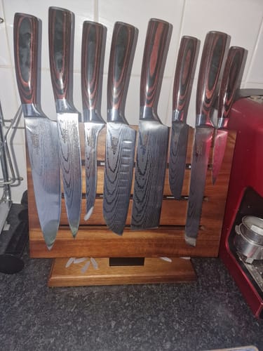 Customer photo review of KOMOREBI COLLECTION - Japanese Kitchen Knives
