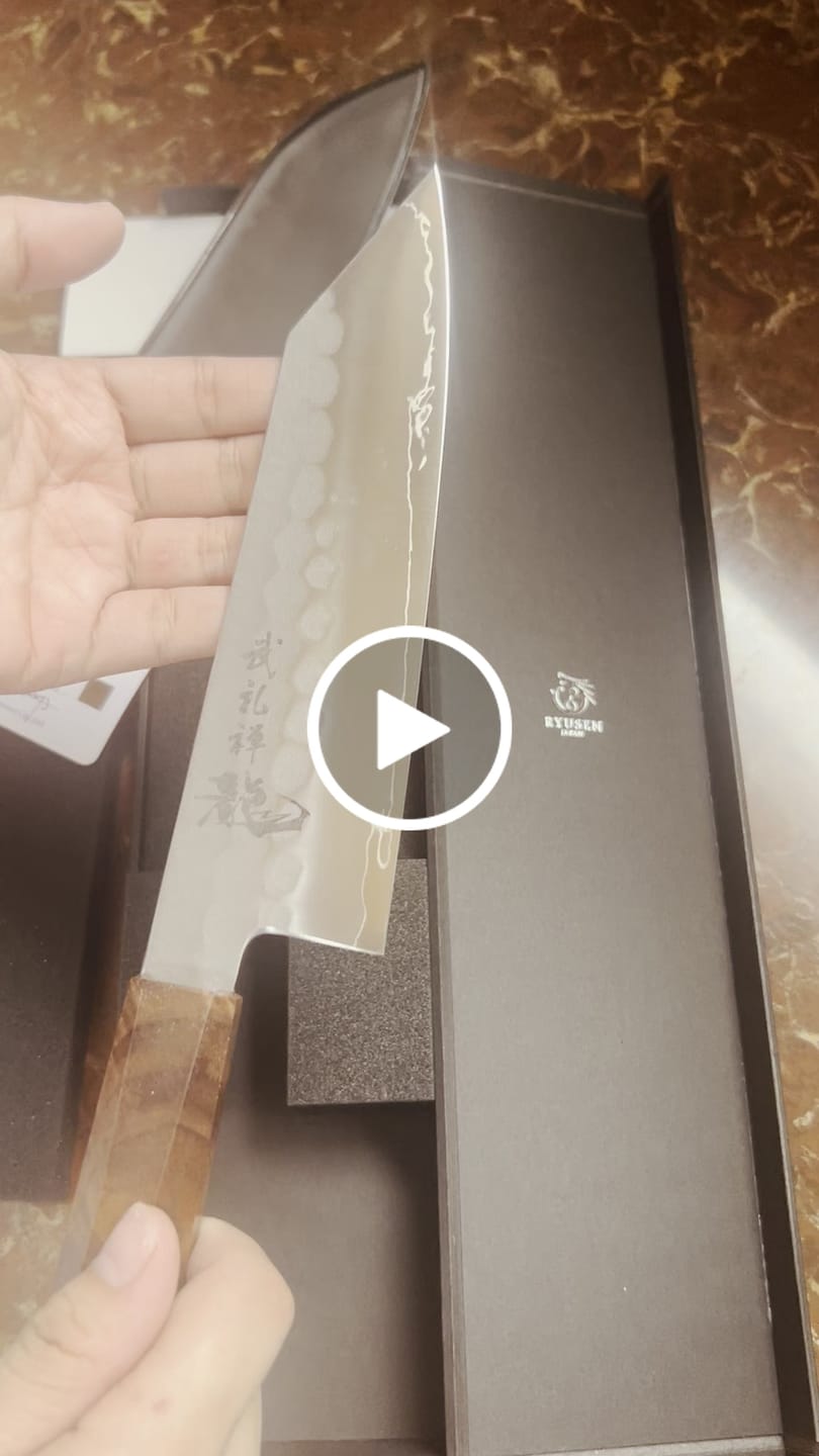 Customer video review of Ryusen Hamono Blazen Bunka 175 mm