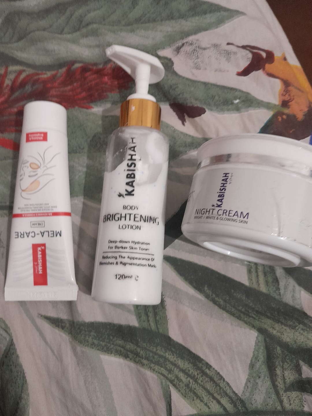 Customer photo review of Body Hydrating & Brightening Bundle