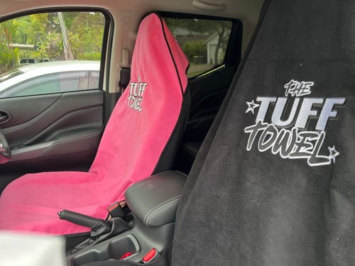 Customer photo review of Waterproof Car Towel Seat Cover