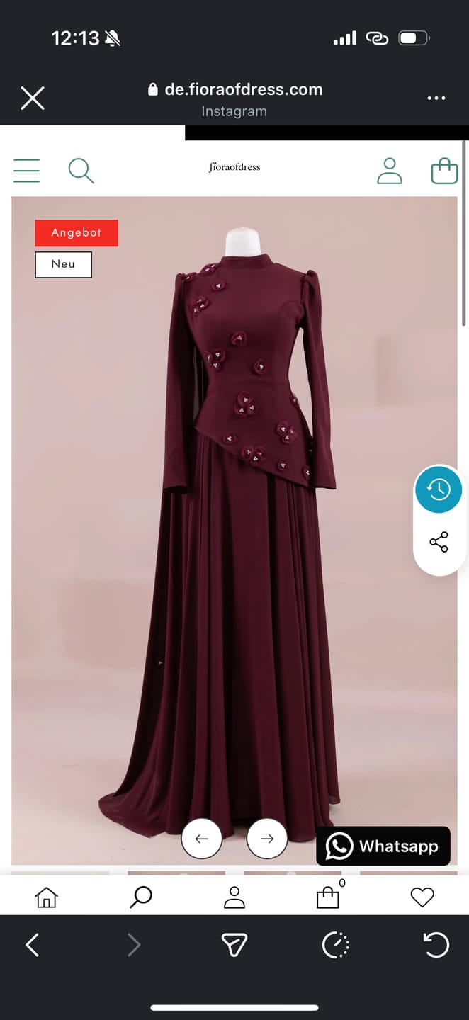Customer photo review of Çeliva Tesettür Abiye