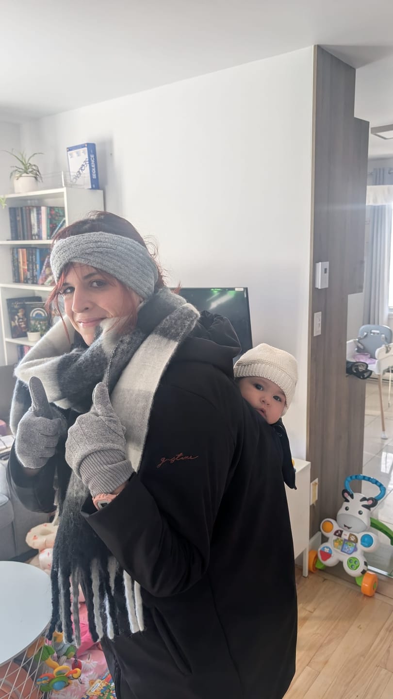 Customer photo review of Manteau d'hiver 3 en 1 avec rallonge