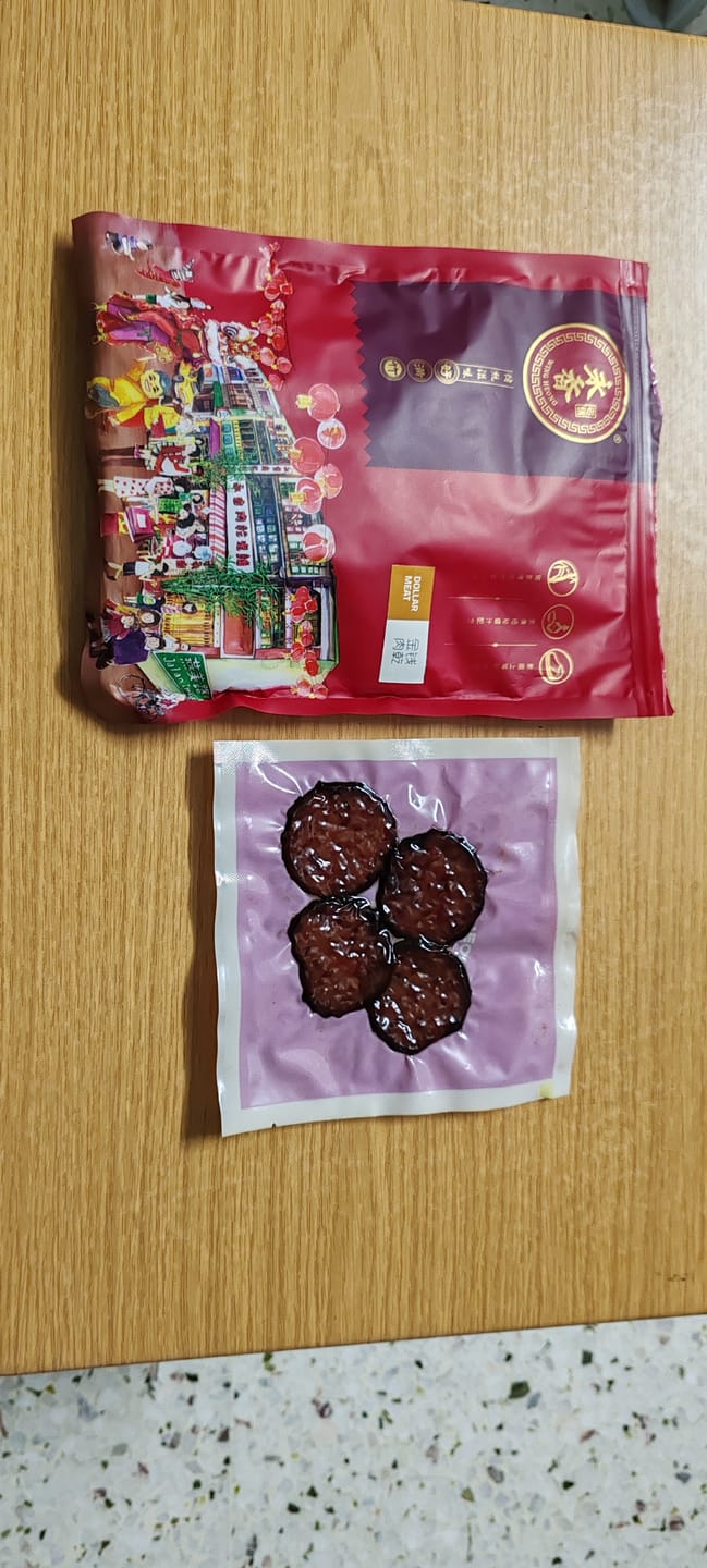Customer photo review of BBQ Dollar Meat (Coin) Pork Dried Meat Bakkwa