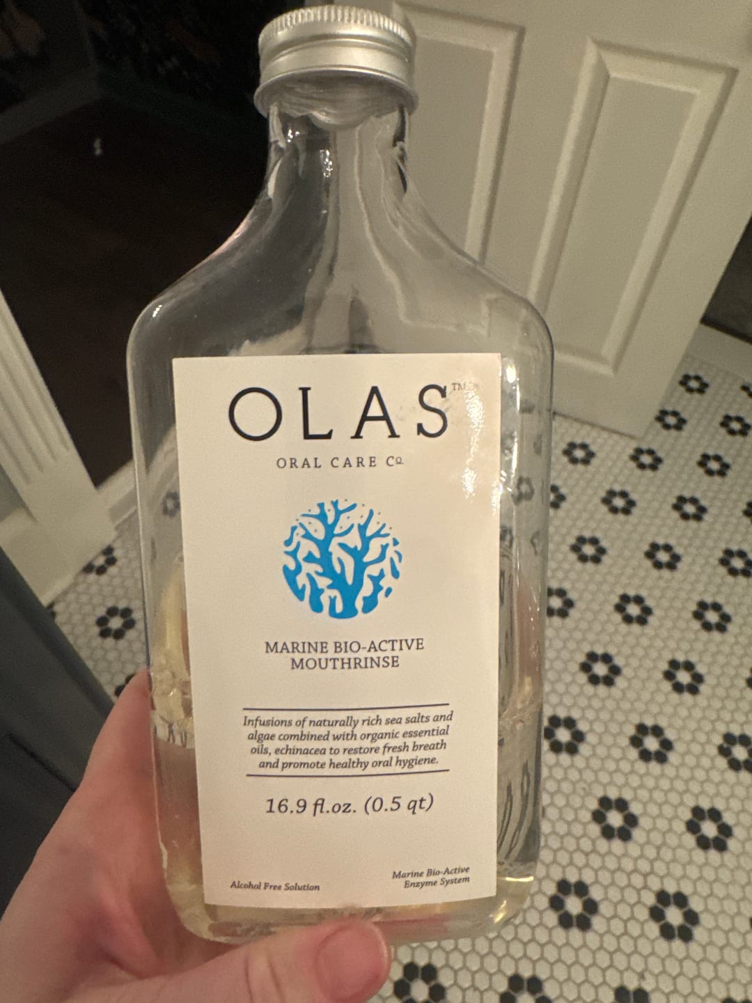 Customer photo review of OLAS Marine Bio-Active Whitening Toothpaste