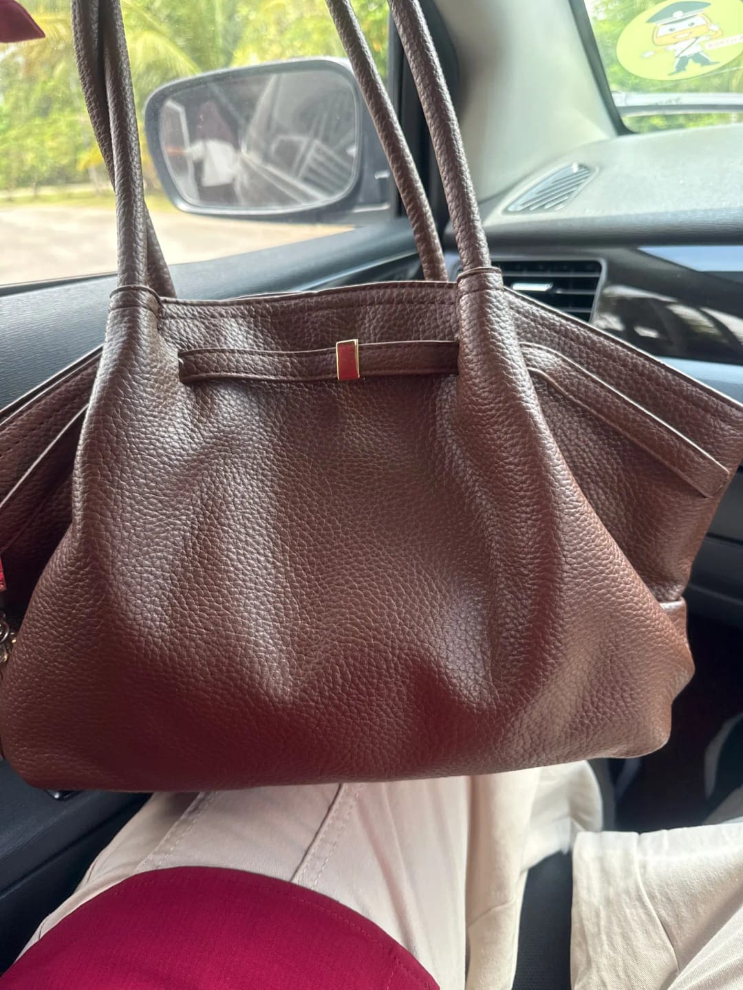 Customer photo review of Sandy Shoulder Tote Bag