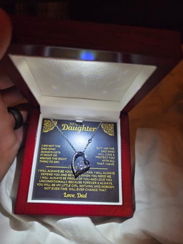 Customer photo review of To My Daughter - Love Dad - Beautiful Gift Set - SS559