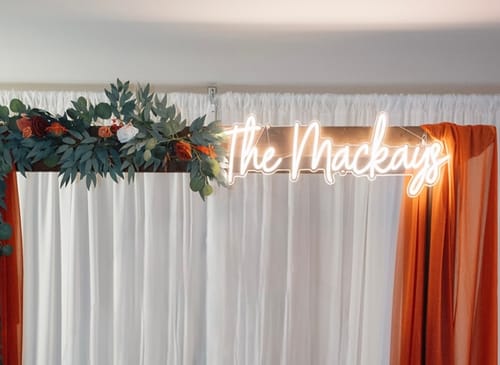 Customer photo review of Custom Neon: The Mackays