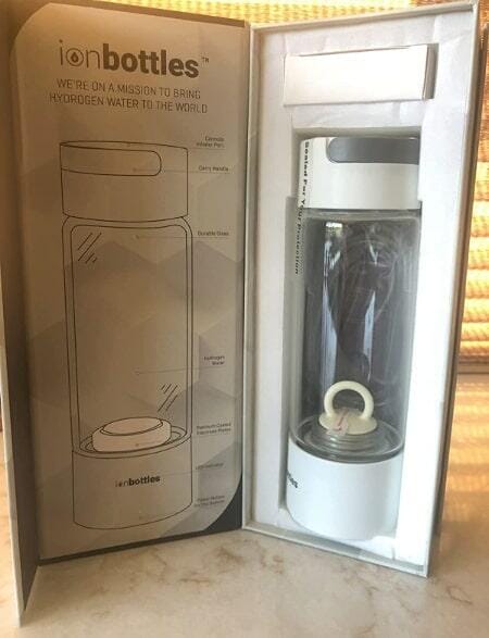 Customer photo review of Pro Hydrogen Water Bottle